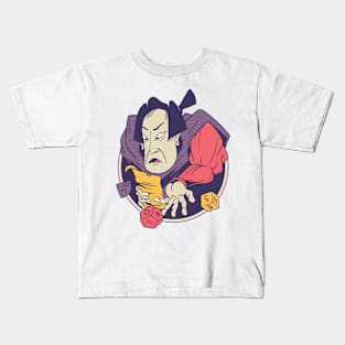 Samurai Rolling Dice Kids T-Shirt